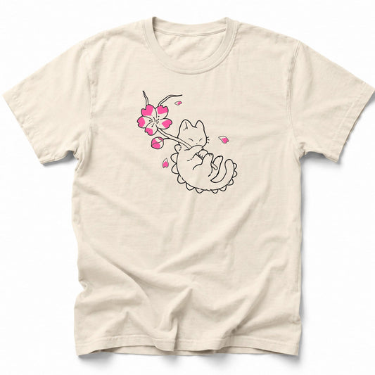 Kyattojira Blossoms T-Shirt Ivory / S 25593876435313874223 T-Shirt