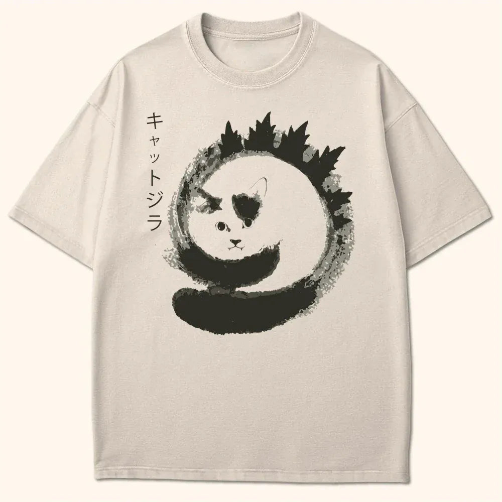 Kyattojira Blotted T-Shirt Ivory / S 15769866080602665565 T-Shirt