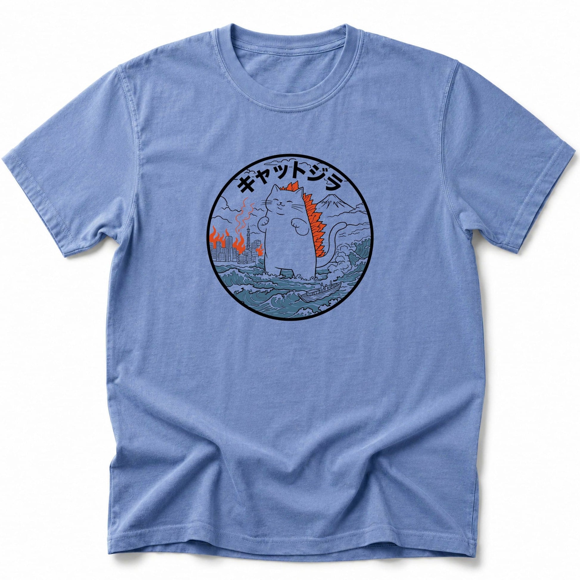 Kyattojira Catastrophe T-Shirt Blue Jean / S 60602652378304713570 T-Shirt
