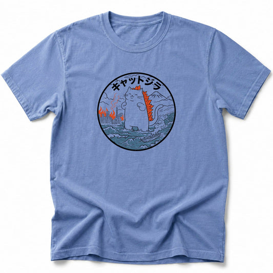 Kyattojira Catastrophe T-Shirt Blue Jean / S 60602652378304713570 T-Shirt