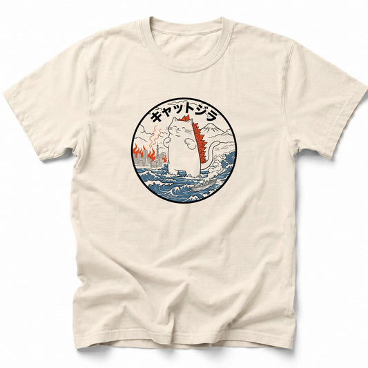 Kyattojira Catastrophe T-Shirt Ivory / S 33911828706972947577 T-Shirt