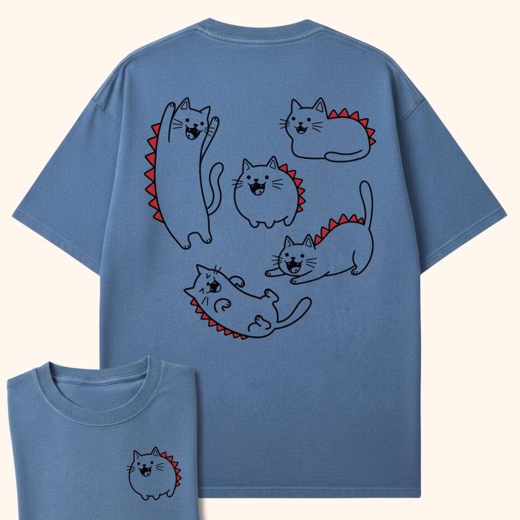 Kyattojira Cativities Back T-Shirt T-Shirt