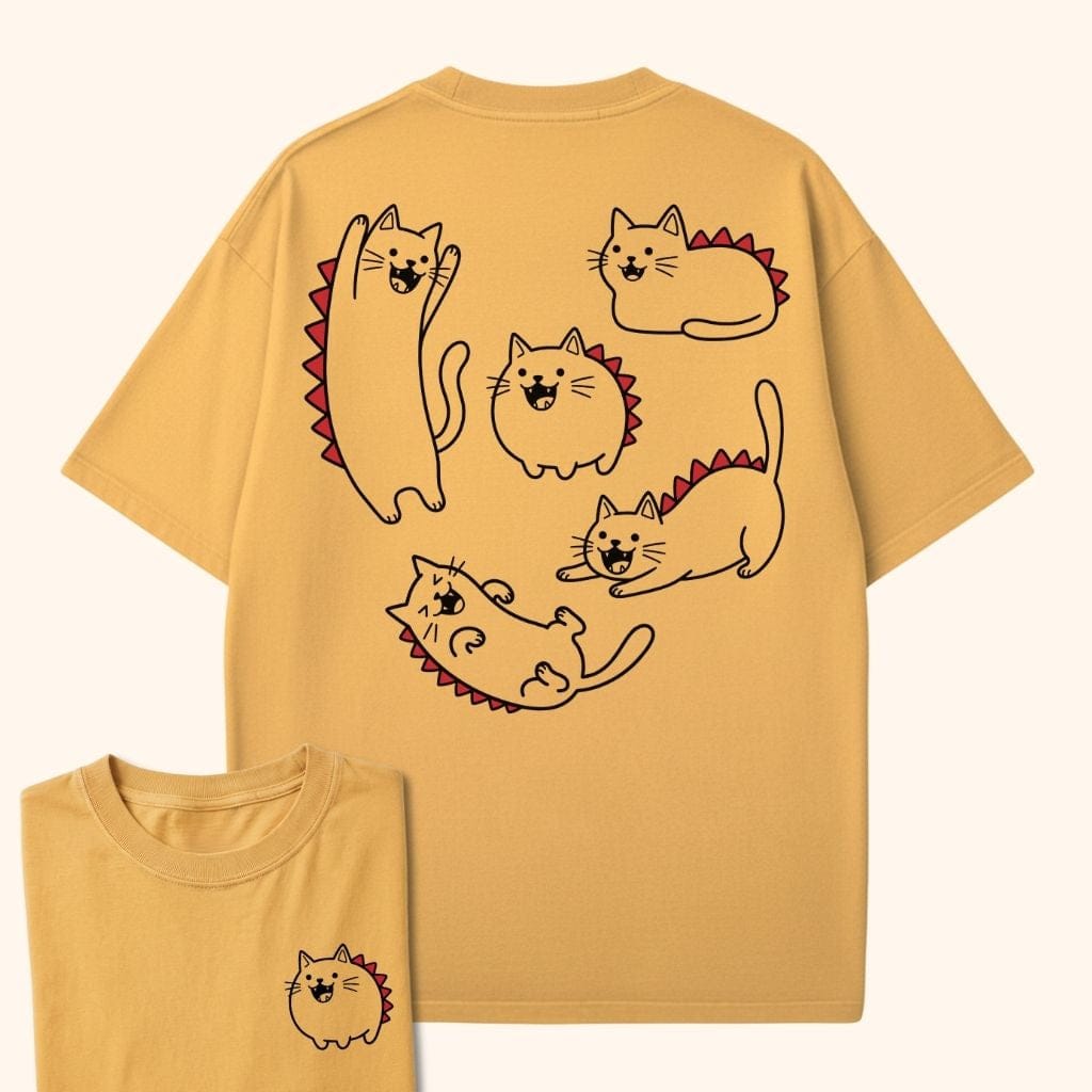 Kyattojira Cativities Back T-Shirt T-Shirt