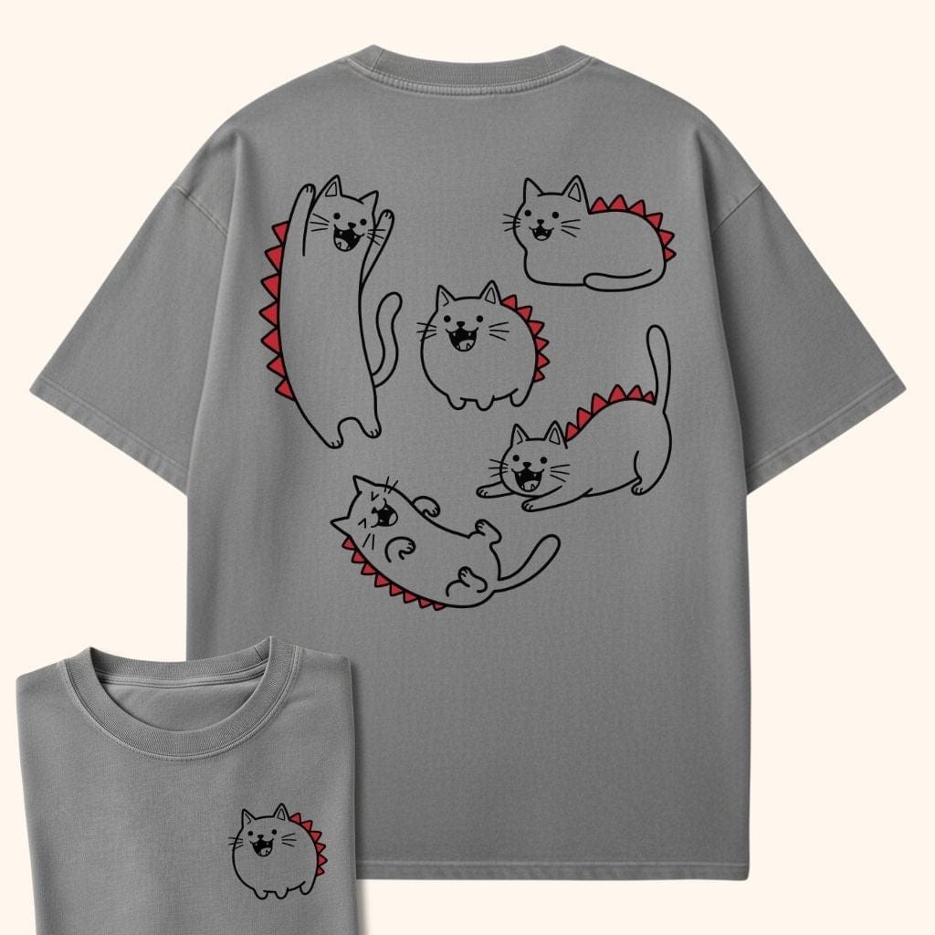 Kyattojira Cativities Back T-Shirt T-Shirt