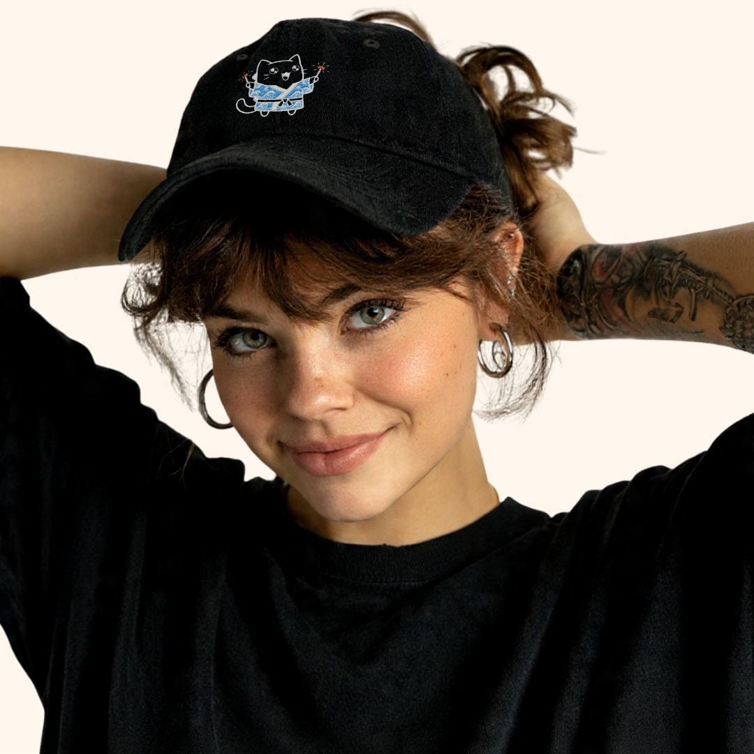 Kyattojira Celebrates His First New Years - 2026 Classic Hat Black / One size 26375449693904424812 Hats