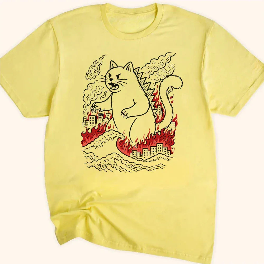 Kyattojira Chaos Everyday Softstyle Tee Cornsilk / S 24212740745354550248 T-Shirt