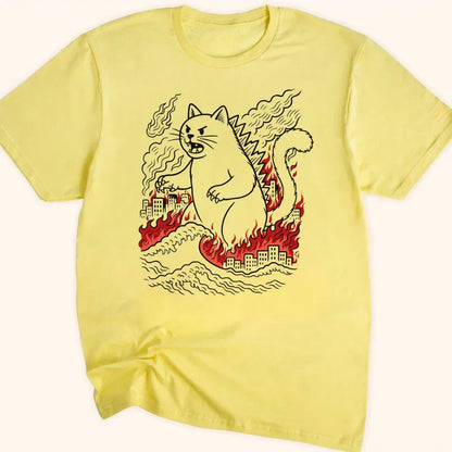 Kyattojira Chaos Everyday Softstyle Tee Cornsilk / S 24212740745354550248 T-Shirt