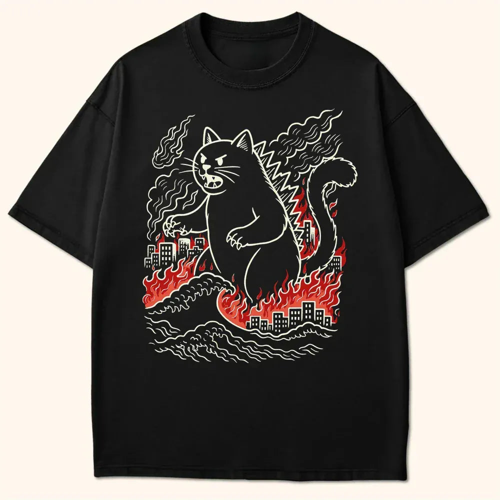 Kyattojira Chaos T-Shirt Black / S 18477050559643203316 T-Shirt