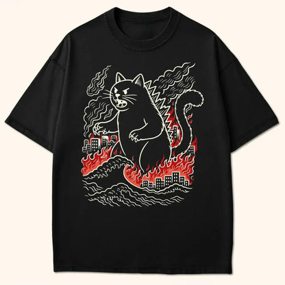 Kyattojira Chaos T-Shirt Black / S 18477050559643203316 T-Shirt