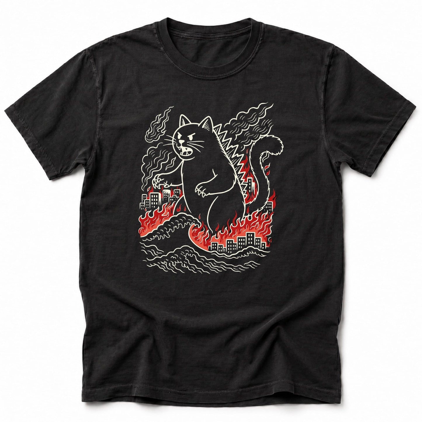 Kyattojira Chaos T-Shirt Black / S 18477050559643203316 T-Shirt