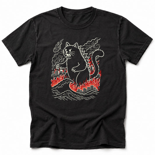 Kyattojira Chaos T-Shirt Black / S 18477050559643203316 T-Shirt
