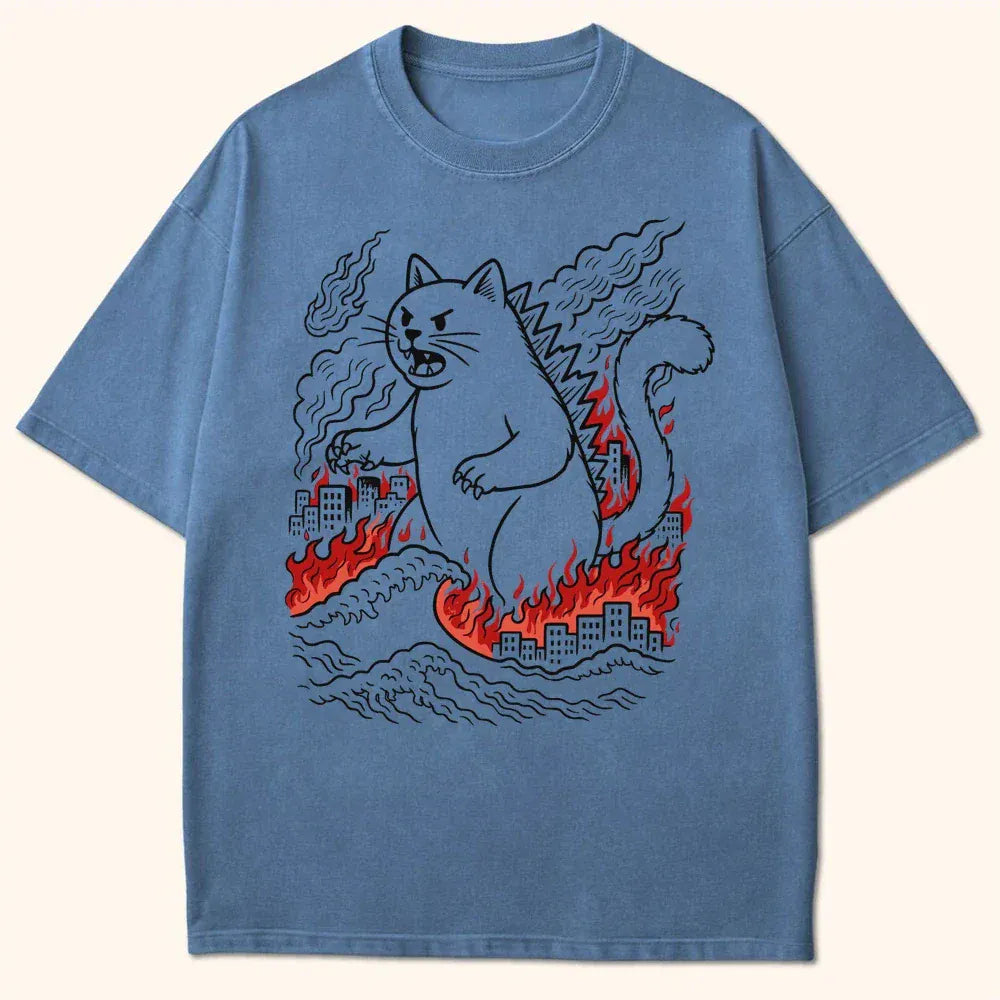 Kyattojira Chaos T-Shirt Blue Jean / S 30372604662116325348 T-Shirt