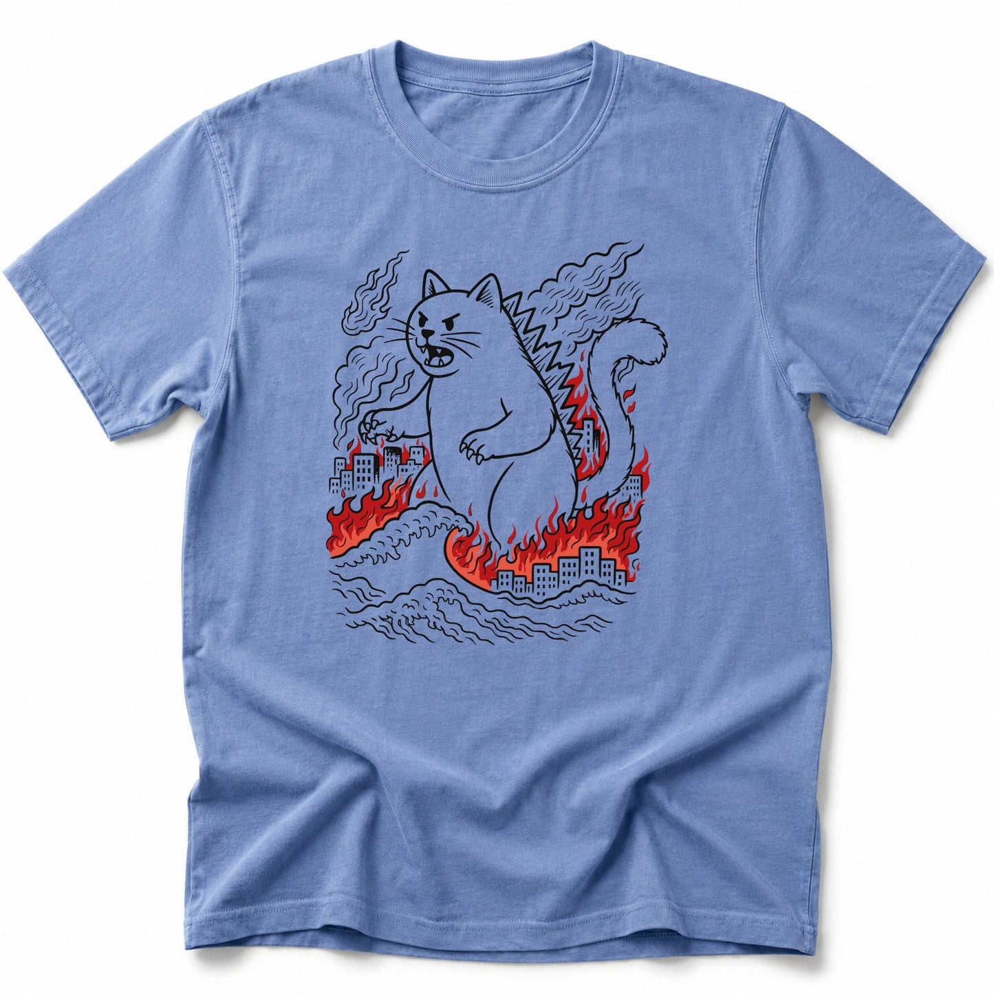 Kyattojira Chaos T-Shirt Blue Jean / S 30372604662116325348 T-Shirt