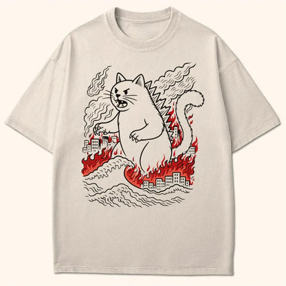 Kyattojira Chaos T-Shirt Ivory / S 10250981012450702361 T-Shirt