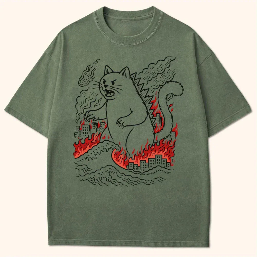 Kyattojira Chaos T-Shirt Moss / S 22607268583021118691 T-Shirt