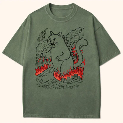 Kyattojira Chaos T-Shirt Moss / S 22607268583021118691 T-Shirt