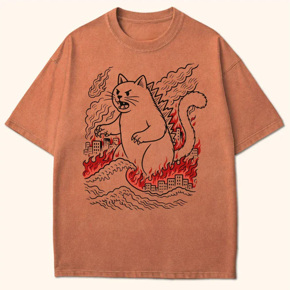 Kyattojira Chaos T-Shirt Yam / S 32892470740077842546 T-Shirt