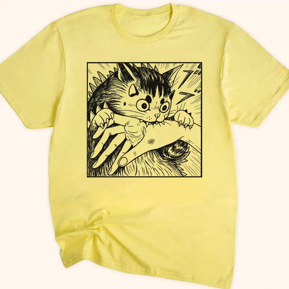 Kyattojira Chomps Everyday Softstyle Tee Cornsilk / S 24958070692123428761 T-Shirt