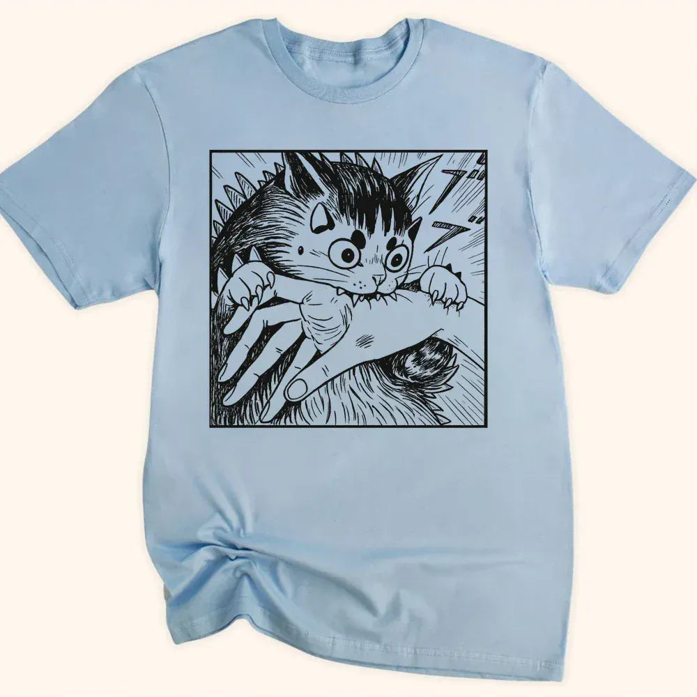 Kyattojira Chomps Everyday Softstyle Tee Light Blue / S 95066246041872925204 T-Shirt