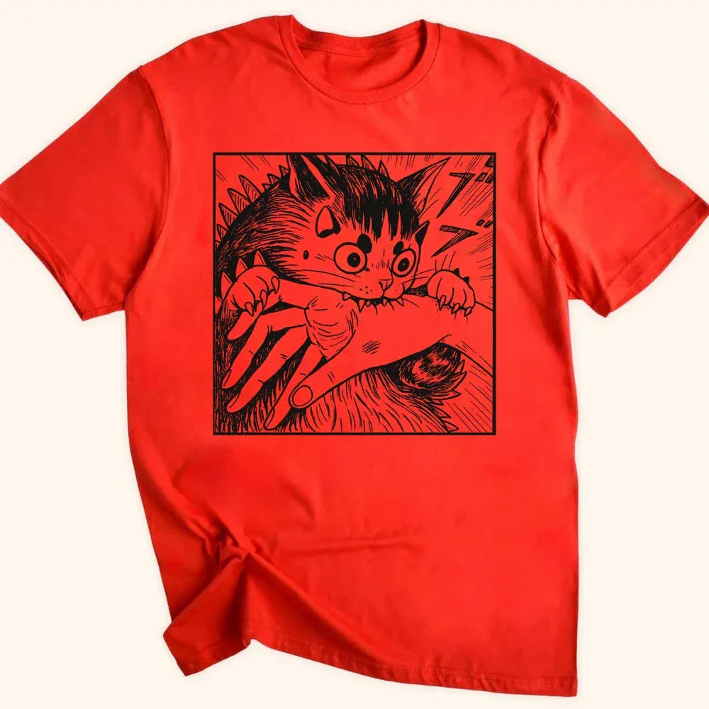 Kyattojira Chomps Everyday Softstyle Tee Red / S 33907727968663412752 T-Shirt