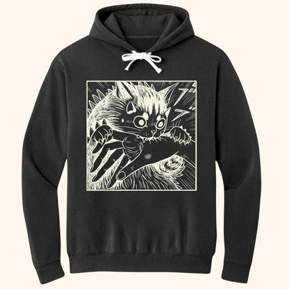 Kyattojira Chomps Hoodie Black / S 72205748309859447033 Hoodie