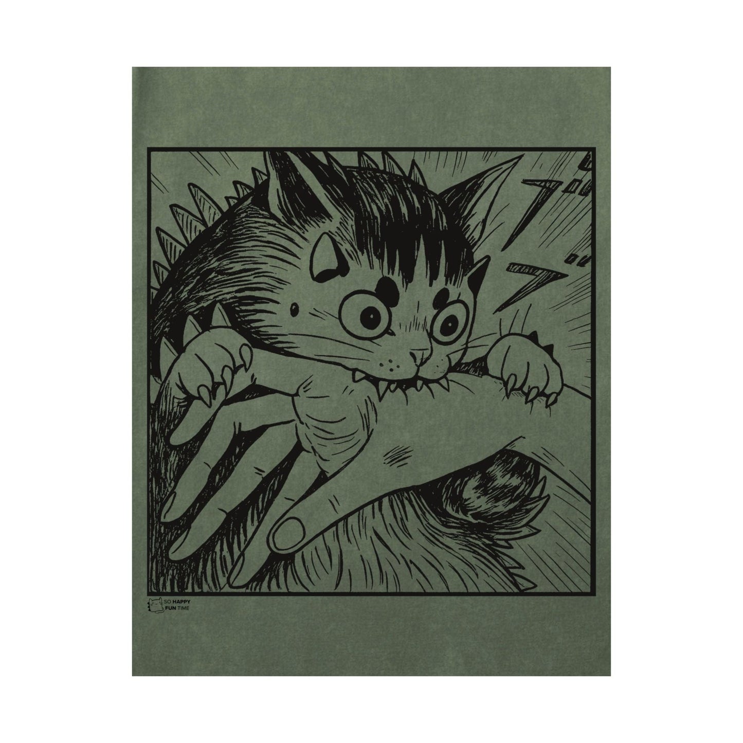 Kyattojira Chomps Poster 11″ x 14″ / Matte 24141919169651280421 Poster