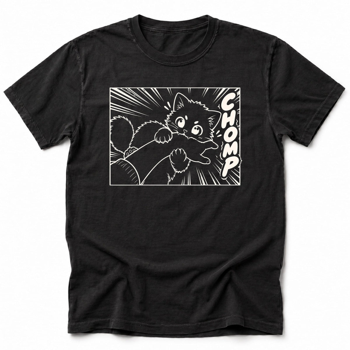 Kyattojira Chomps T-Shirt Black / S 79338858173343766920 T-Shirt