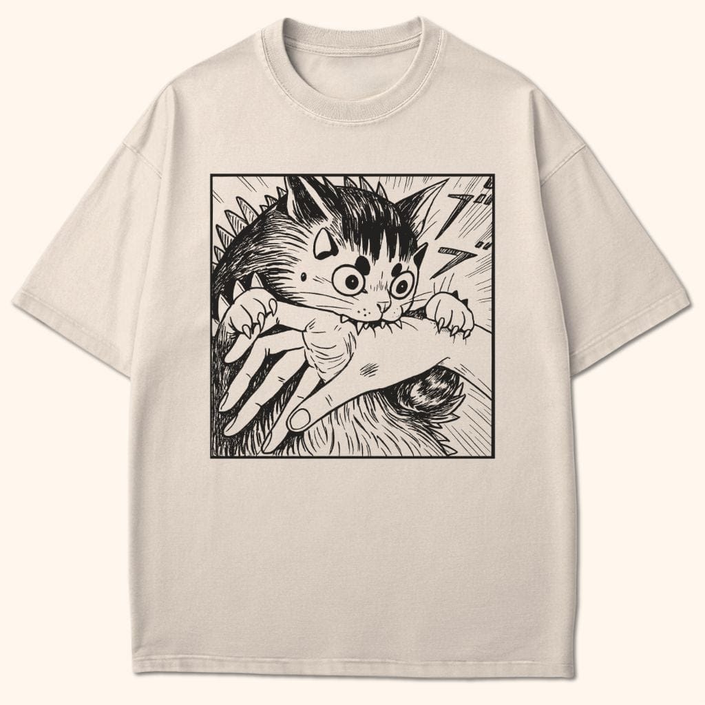 Kyattojira Chomps T-Shirt Ivory / S 13649389965722432014 T-Shirt