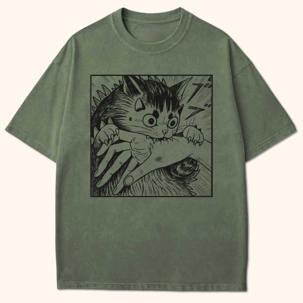 Kyattojira Chomps T-Shirt Moss / S 30860950735991217203 T-Shirt