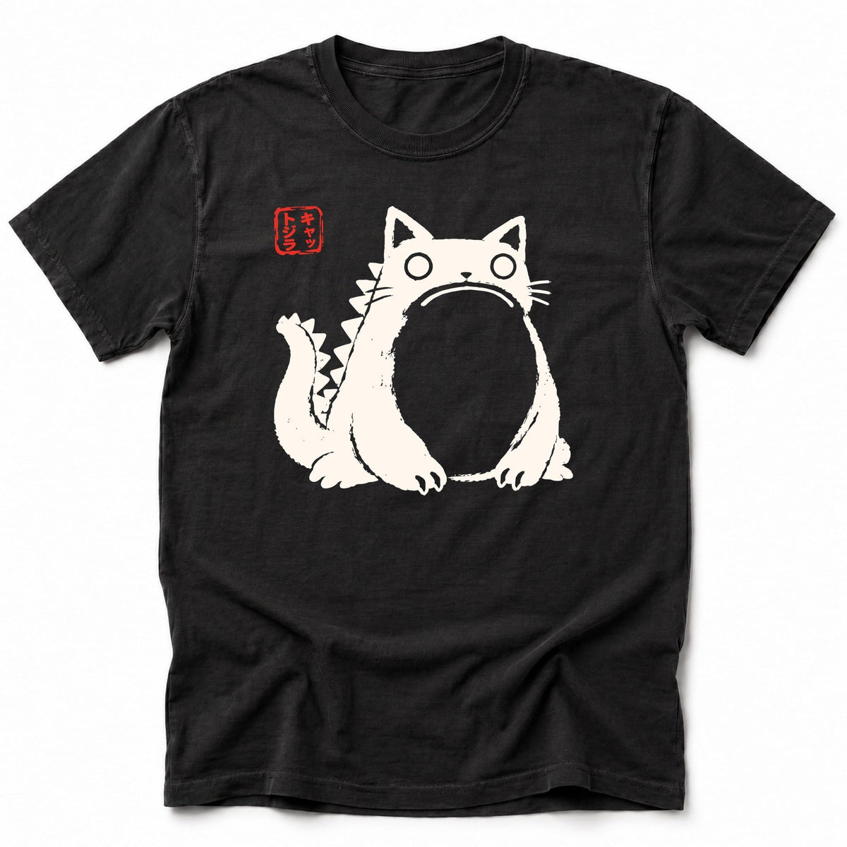 Kyattojira Chonk Inked T-Shirt Black / S 29681001960722829923 T-Shirt