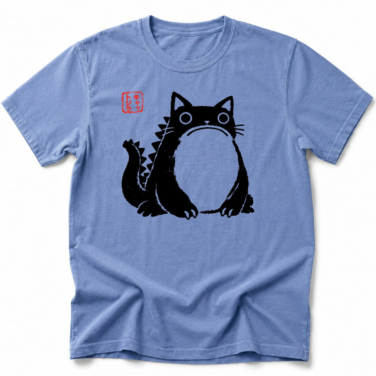 Kyattojira Chonk Inked T-Shirt Blue Jean / S 31268373921643065453 T-Shirt