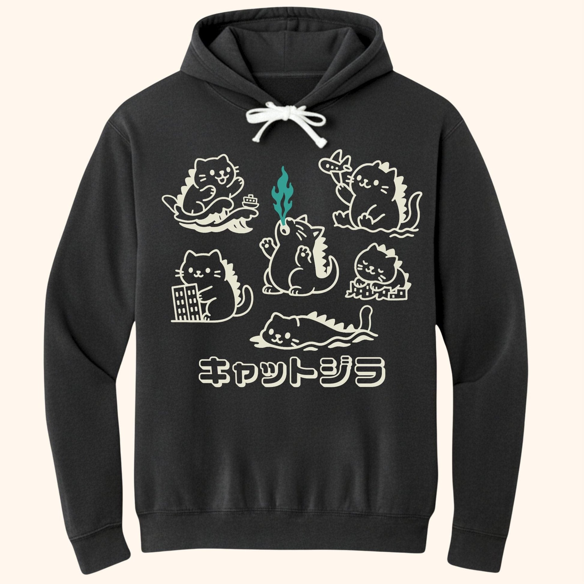 Kyattojira Chronicles Hoodie Black / S 23280507688426731322 Hoodie