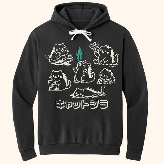 Kyattojira Chronicles Hoodie Black / S 23280507688426731322 Hoodie