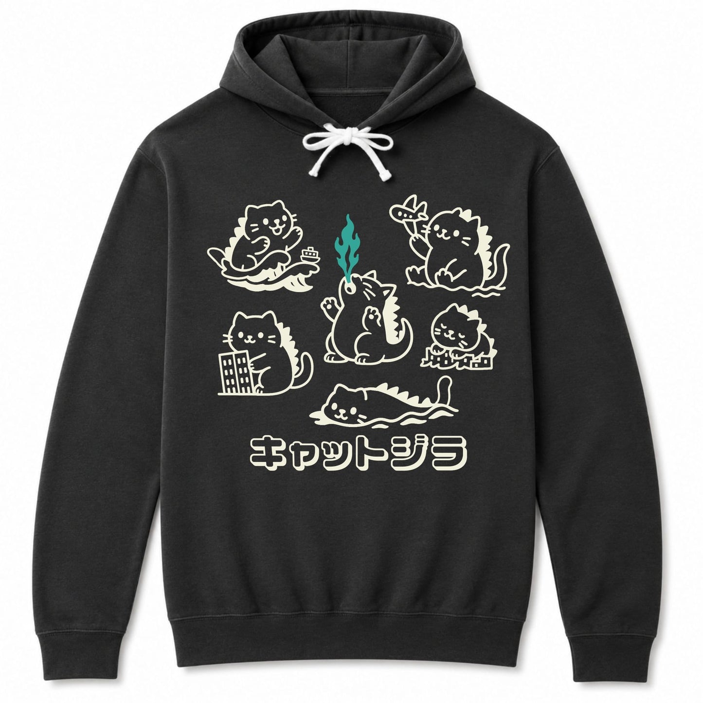 Kyattojira Chronicles Hoodie Black / S 23280507688426731322 Hoodie