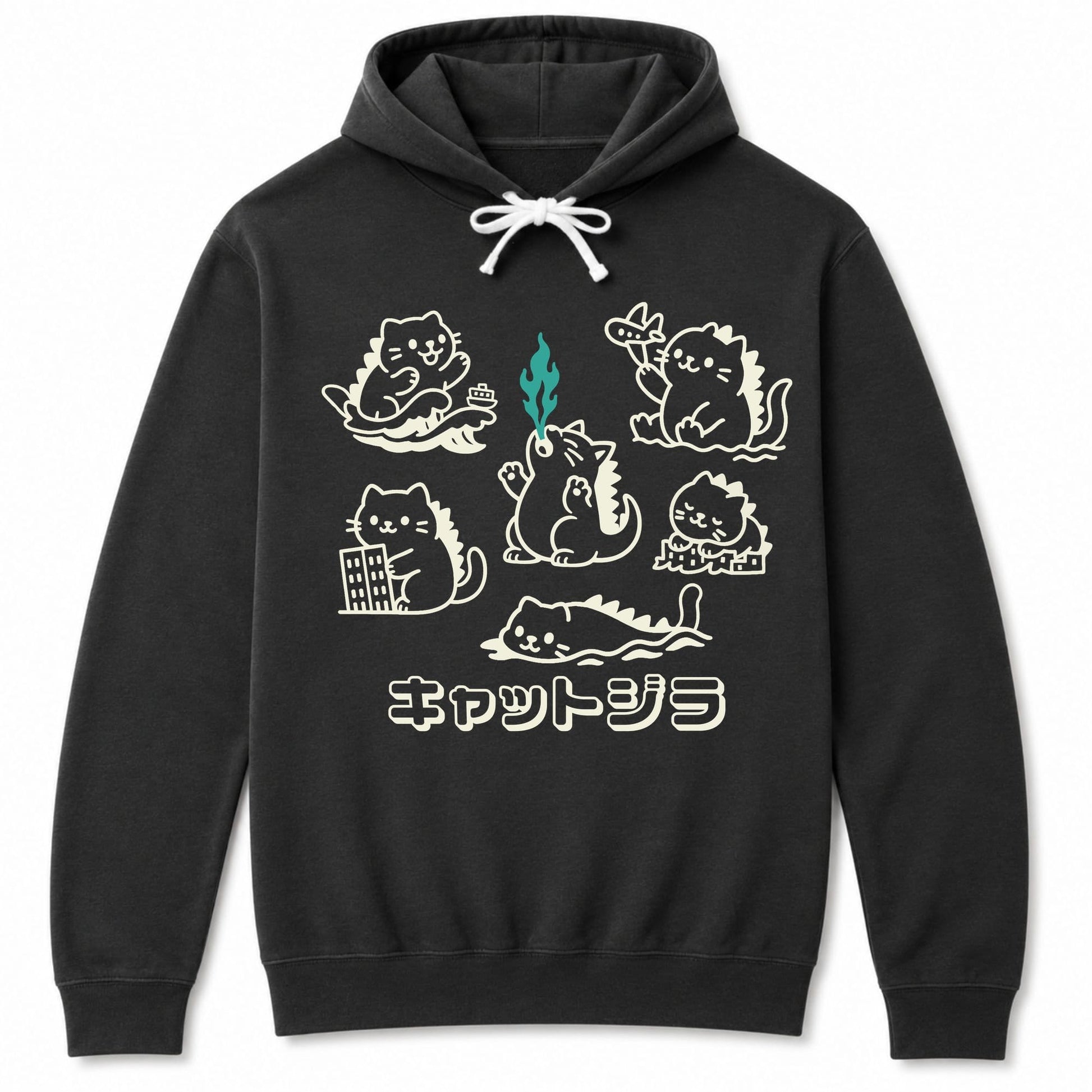 Kyattojira Chronicles Hoodie Black / S 23280507688426731322 Hoodie