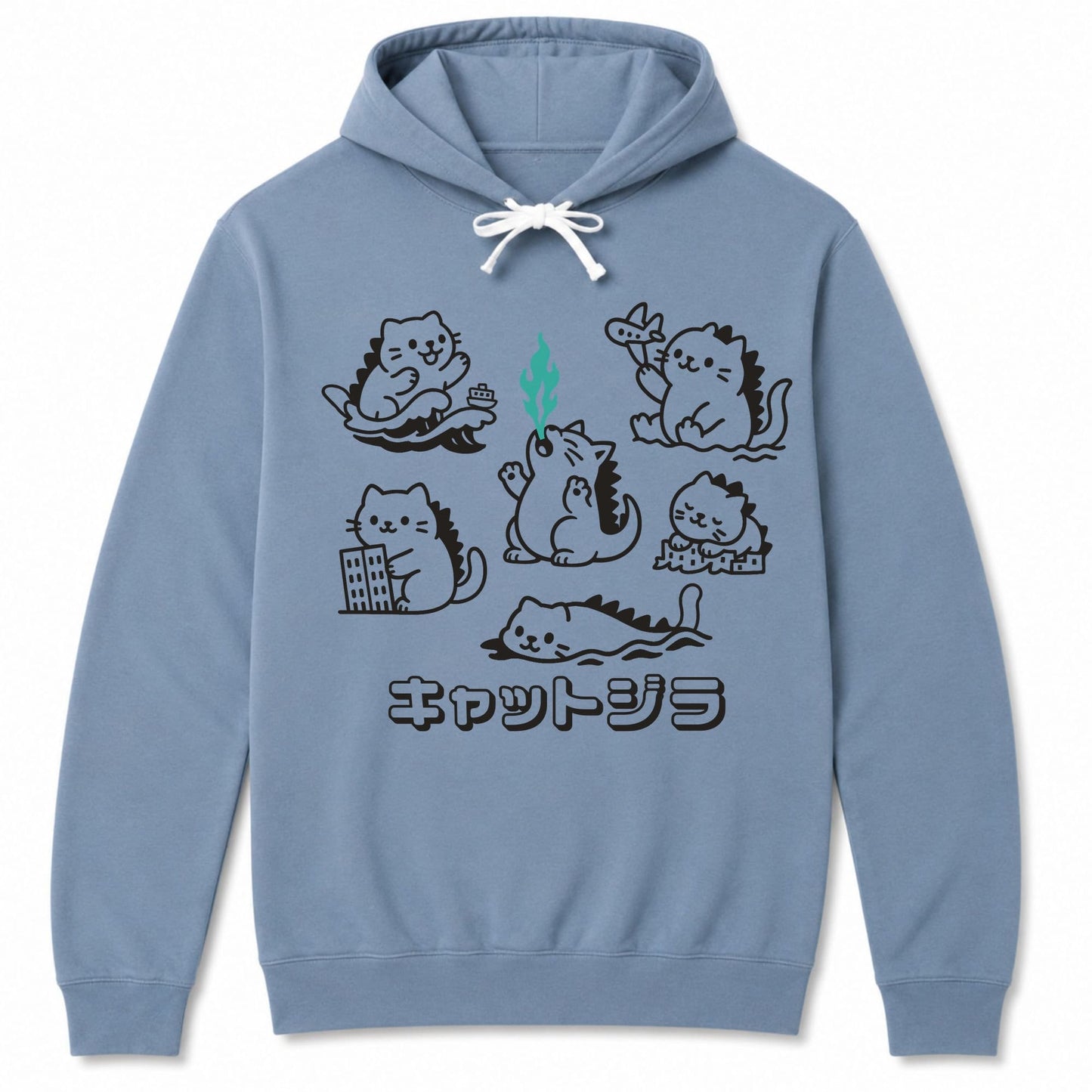 Kyattojira Chronicles Hoodie Blue Jean / S 90412869489839734153 Hoodie