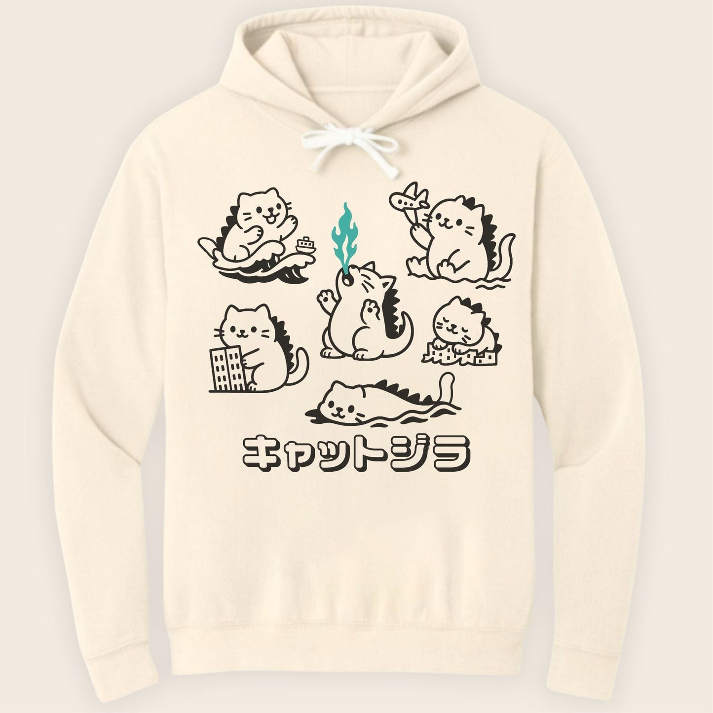 Kyattojira Chronicles Hoodie Ivory / S 21815502738150677283 Hoodie