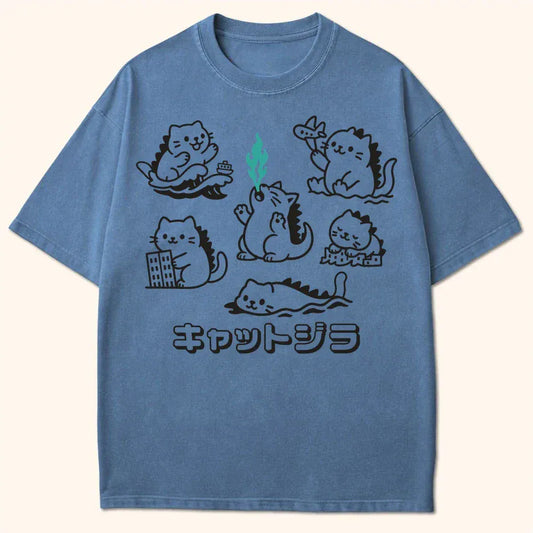 Kyattojira Chronicles T-Shirt Blue Jean / S 18319781467154218660 T-Shirt