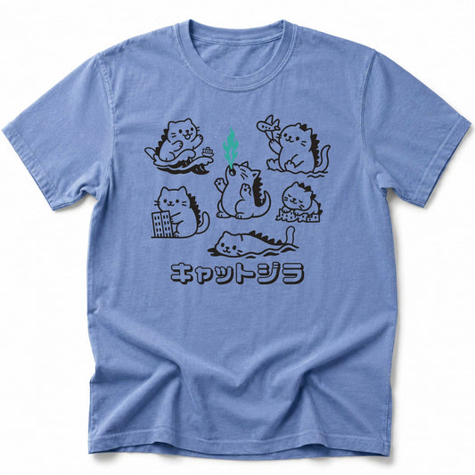 Kyattojira Chronicles T-Shirt Blue Jean / S 18319781467154218660 T-Shirt