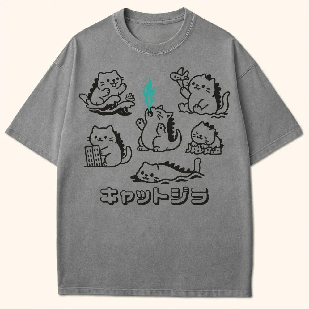 Kyattojira Chronicles T-Shirt Grey / S 60215158593855698417 T-Shirt