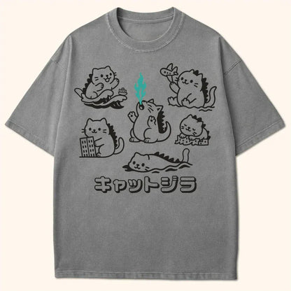 Kyattojira Chronicles T-Shirt Grey / S 60215158593855698417 T-Shirt