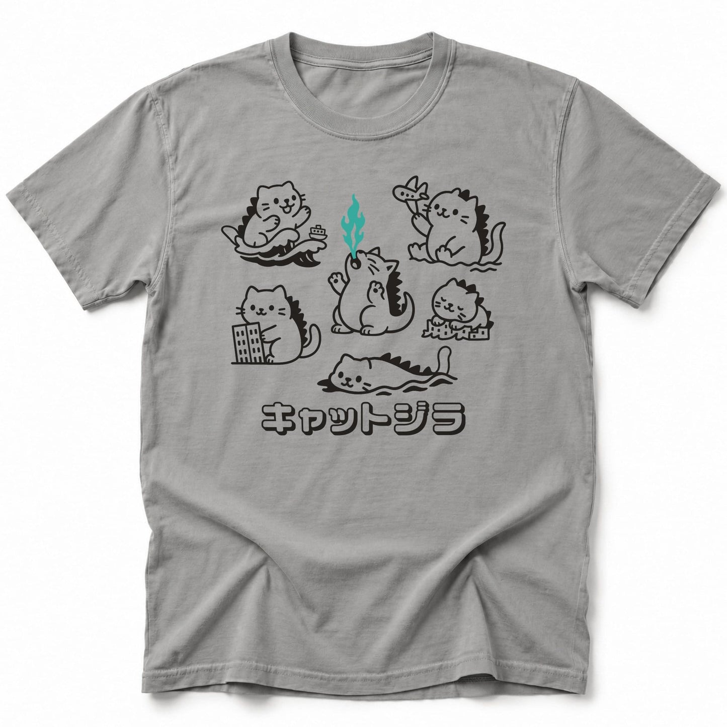 Kyattojira Chronicles T-Shirt Grey / S 60215158593855698417 T-Shirt