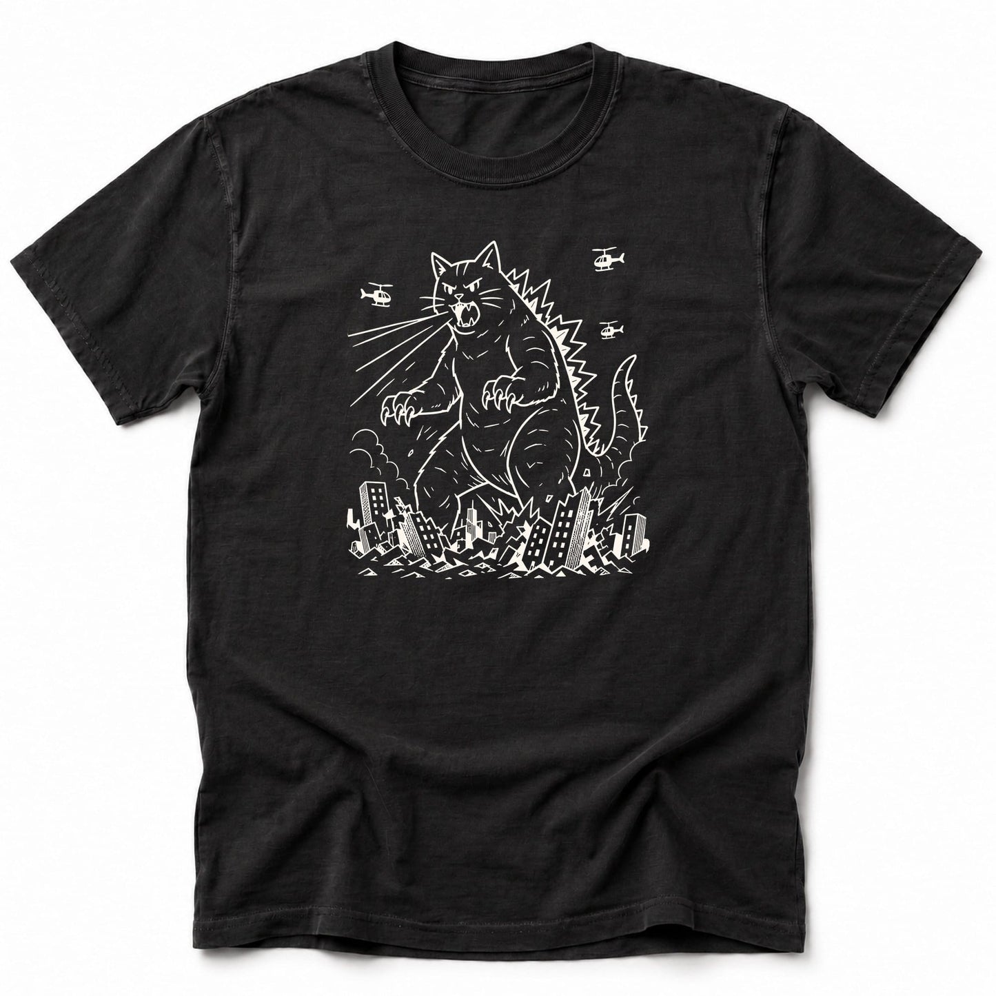 Kyattojira Destruction Club T-Shirt Black / S 34562485428805310976 T-Shirt