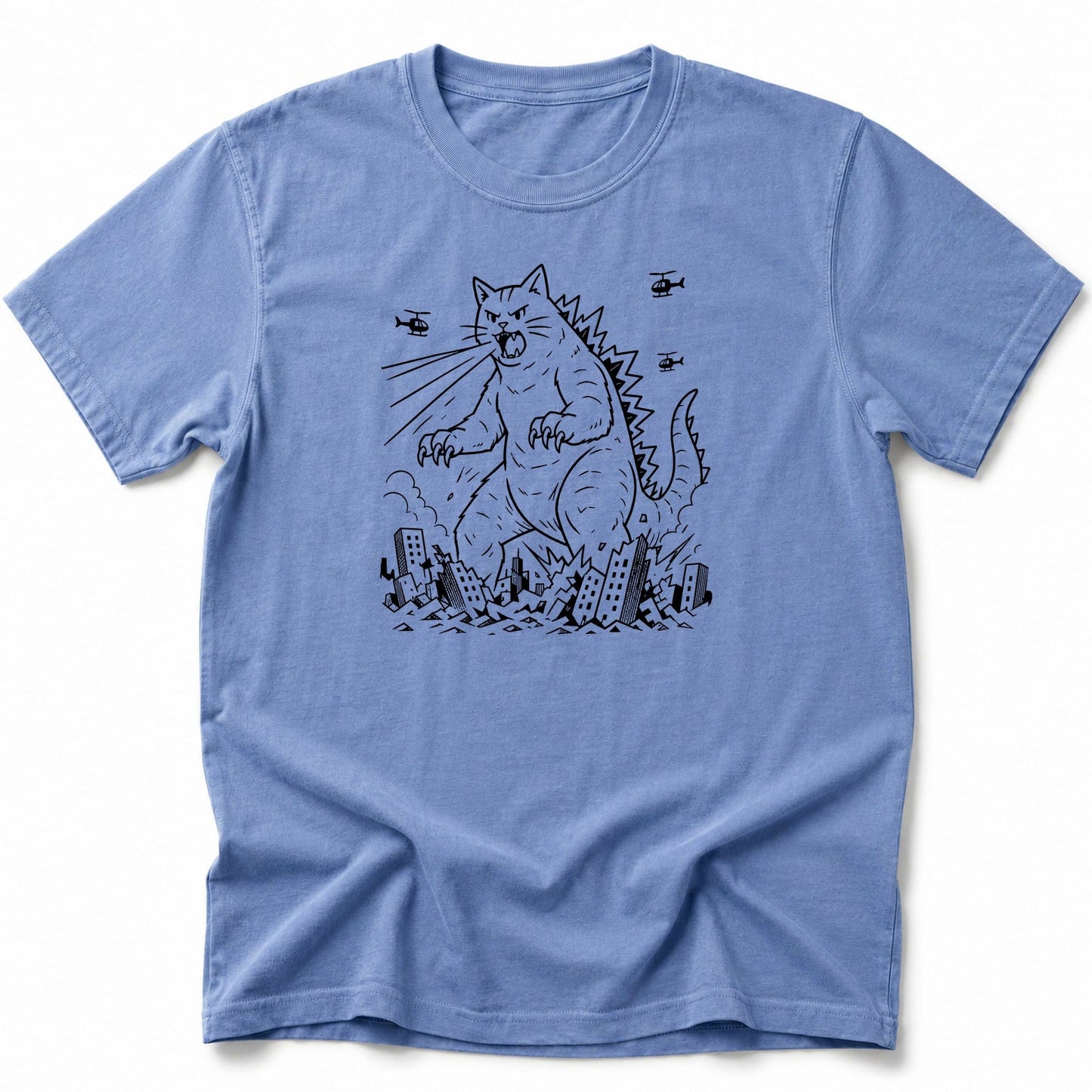 Kyattojira Destruction Club T-Shirt Blue Jean / S 18934526089902129630 T-Shirt
