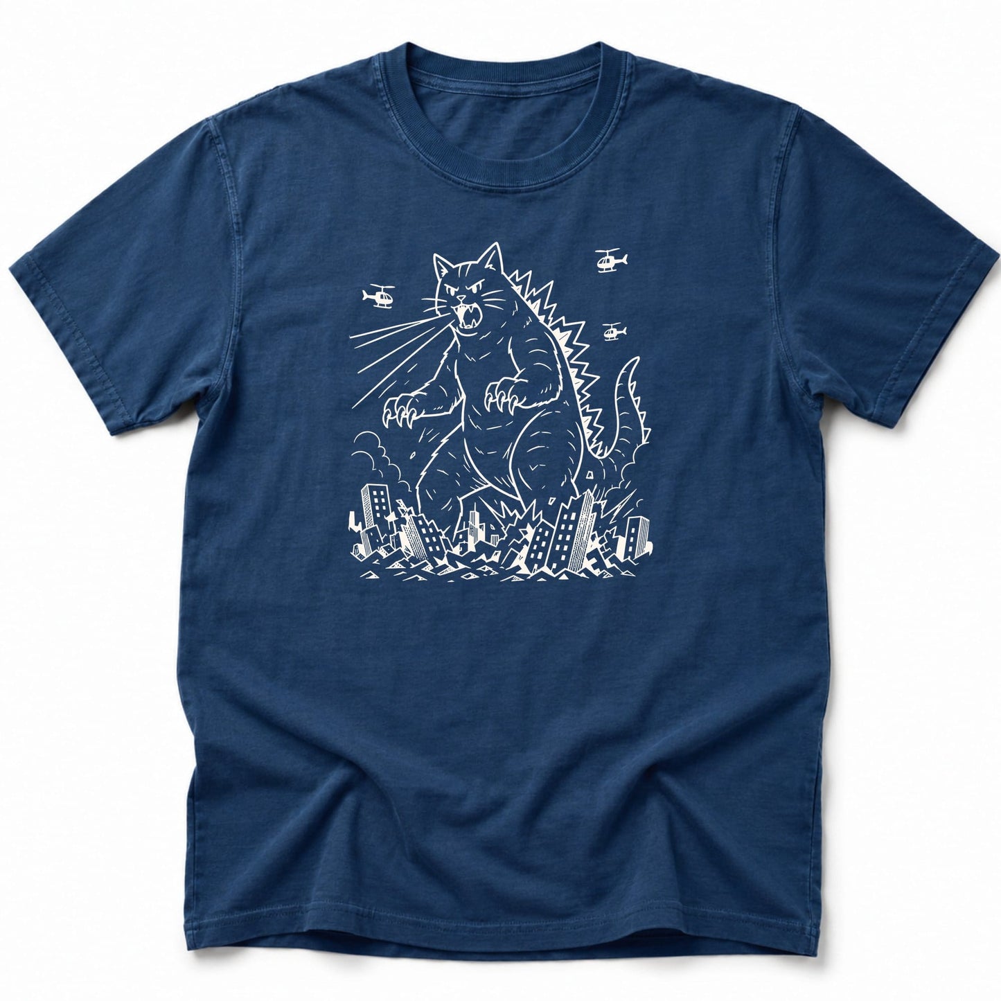 Kyattojira Destruction Club T-Shirt Navy / S 15793828467964624845 T-Shirt