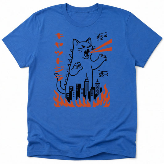 Kyattojira Everyday Softstyle Tee Heather Royal / S 21057937085054054191 T-Shirt