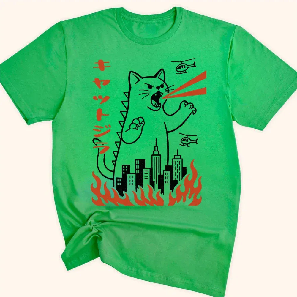 Kyattojira Everyday Softstyle Tee Irish Green / S 18996558101718302311 T-Shirt