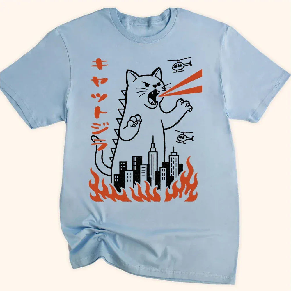 Kyattojira Everyday Softstyle Tee Light Blue / S 19524487320641346089 T-Shirt