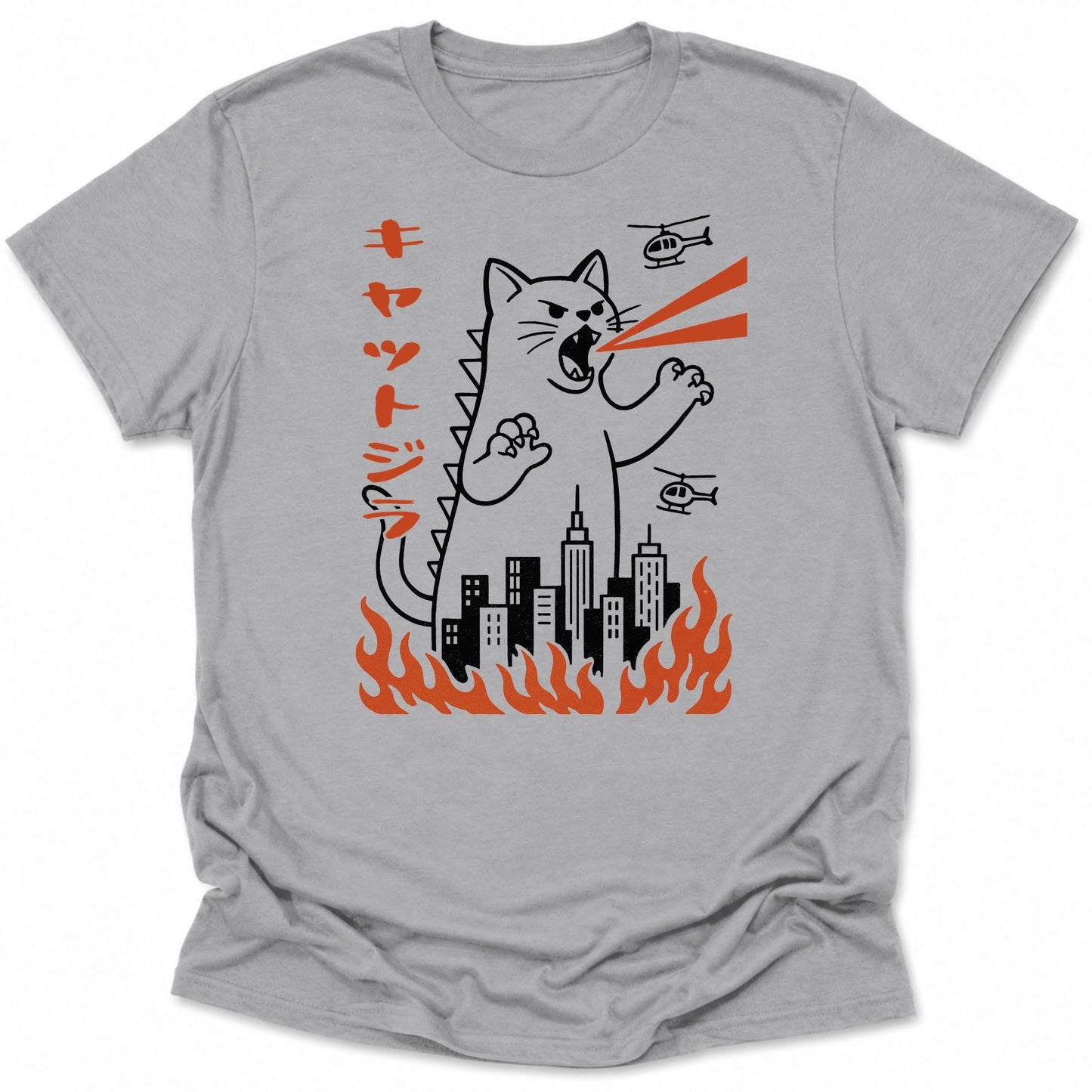 Kyattojira Everyday Softstyle Tee Sport Grey / S 18651075532995863065 T-Shirt