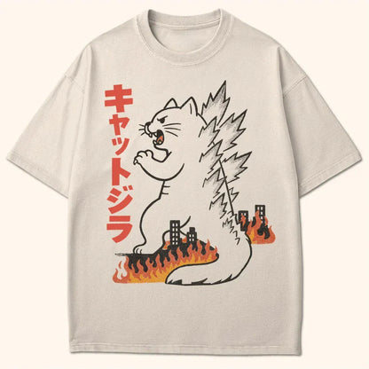 Kyattojira Final Wars T-Shirt Ivory / S 85825535469098251142 T-Shirt